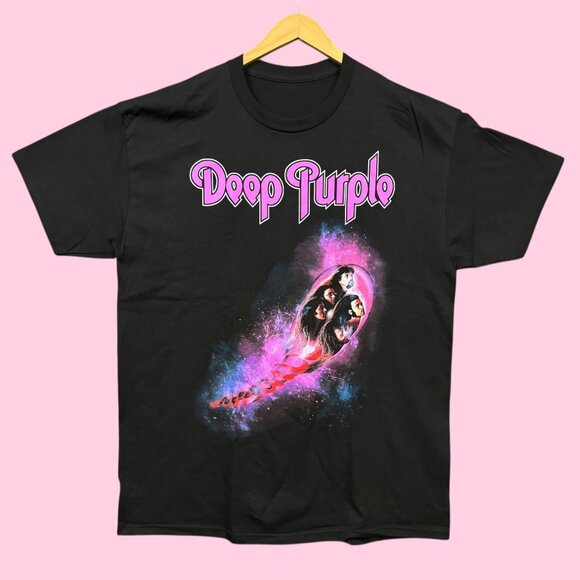 Deep Purple Fireball Album Rock Band Tee L - Picture 1 of 4